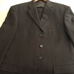 3pc Men’s Black pinstripe suit